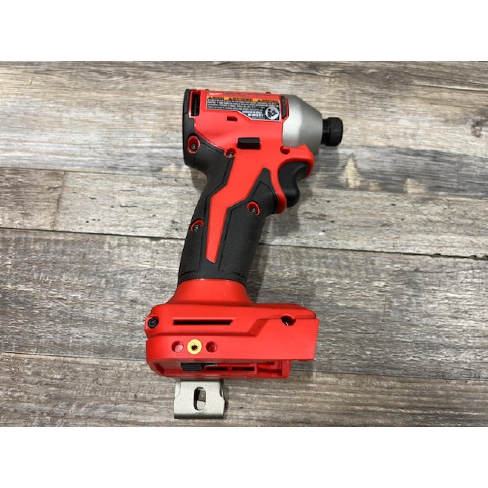 AS-IS Milwaukee 18V Lithium-Ion Compact Brushless Cordless 1/4 in. Impact Driver Kit