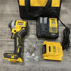 AS-IS DEWALT Atomic 20V Max Lithium-Ion Brushless Cordless Compact 1/4 in. Impact Driver Kit
