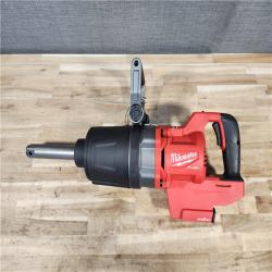 HOUSTON LOCATION - AS-IS Milwaukee FUEL 18V Lithium-Ion Brushless Cordless 1 in. Impact Wrench Extended Reach D-Handle W/ CHARGER