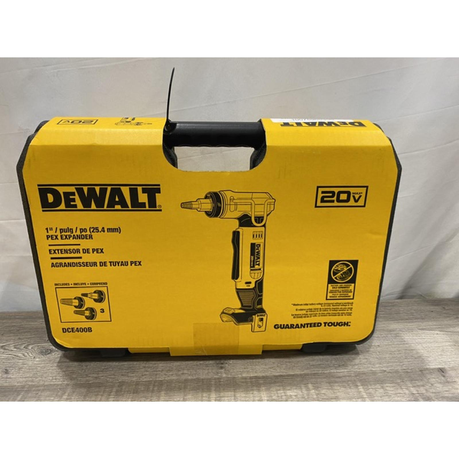 NEW - DEWALT 20V MAX Cordless 1 in. PEX Expansion Tool Kit