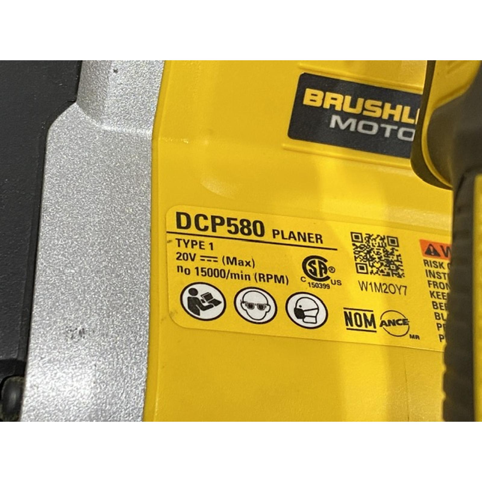 AS-IS DEWALT 20V MAX XR Cordless Brushless 3-1/4 in. Planer (Tool Only)