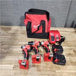 Houston Location AS-IS Milwaukee Drill and Impacts QTY/2 and Batteries QTY/2 and Charger