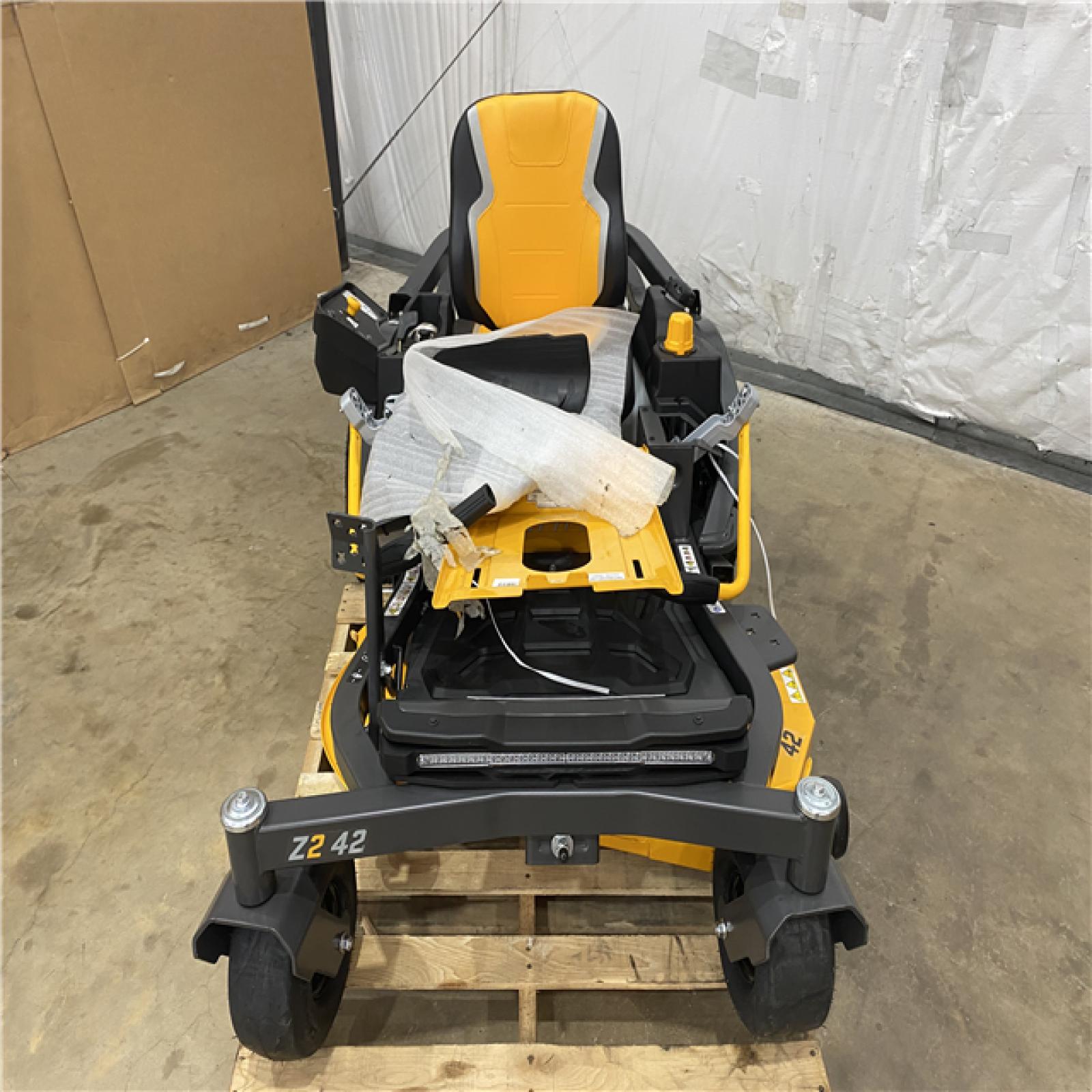 Houston Location - AS-IS Outdoor Power Equipment CUB CADET Z2 42 INCH SIT DOWN MOWER