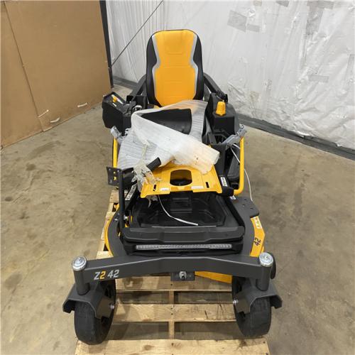 Houston Location - AS-IS Outdoor Power Equipment CUB CADET Z2 42 INCH SIT DOWN MOWER