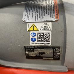 DALLAS LOCATION- AS-IS RIGID K-1500A Sectional Machine 2-8 in. Lines