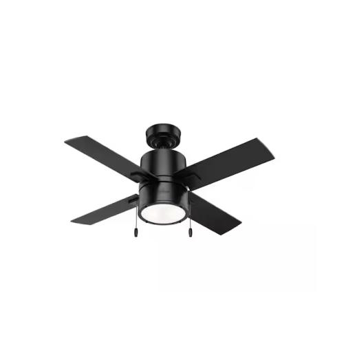 NEW! - Hunter Beck 42 in. LED Indoor Matte Black Ceiling Fan with Light
