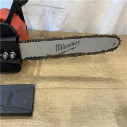 AS-IS Milwaukee FUEL 16 in. 18V Lithium-Ion Brushless Battery Chainsaw (Tool-Only)