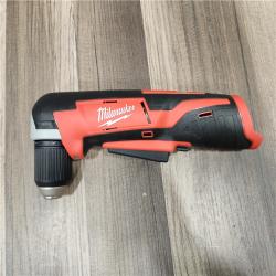 AS-IS - Milwaukee M12 12-Volt Lithium-Ion Cordless 3/8 in. Right Angle Drill (Tool-Only)
