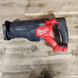 HOUSTON LOCATION - AS-IS Milwaukee M18 18V Fuel Sawzall 1-1/4  Reciprocating Saw Cordless Lithium-Ion Brushless 2821-20 (TOOL ONLY)