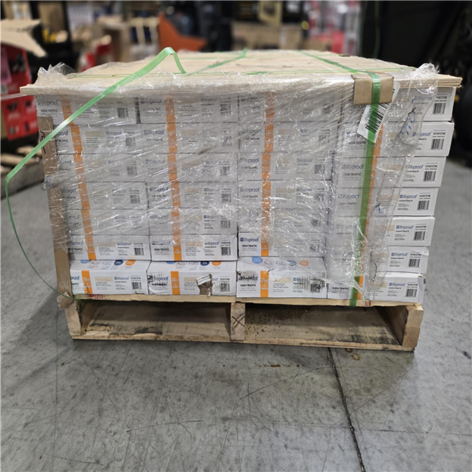 DALLAS LOCATION -Lifeproof Hudspeth Maple 22 MIL x 8.7 in. W x 59 in. L Waterproof Click Lock Luxury Vinyl Plank Flooring (25 sq. ft./Case)PALLET-(28 CASES)