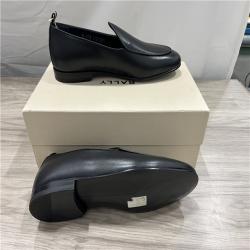 Bally Geremy Calf Plain Leather Loafers - Black - SZ 10.5
