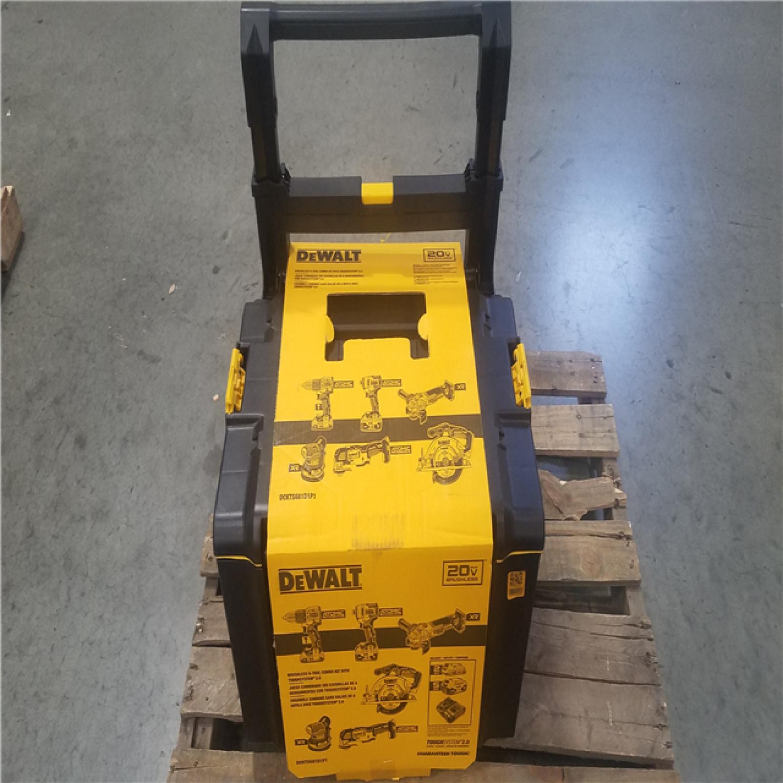 CALIFORNIA NEW DEWALT BRUSHLESS 6-TOOL COMBO KIT WITH TOUGHSYSTEM 2.0