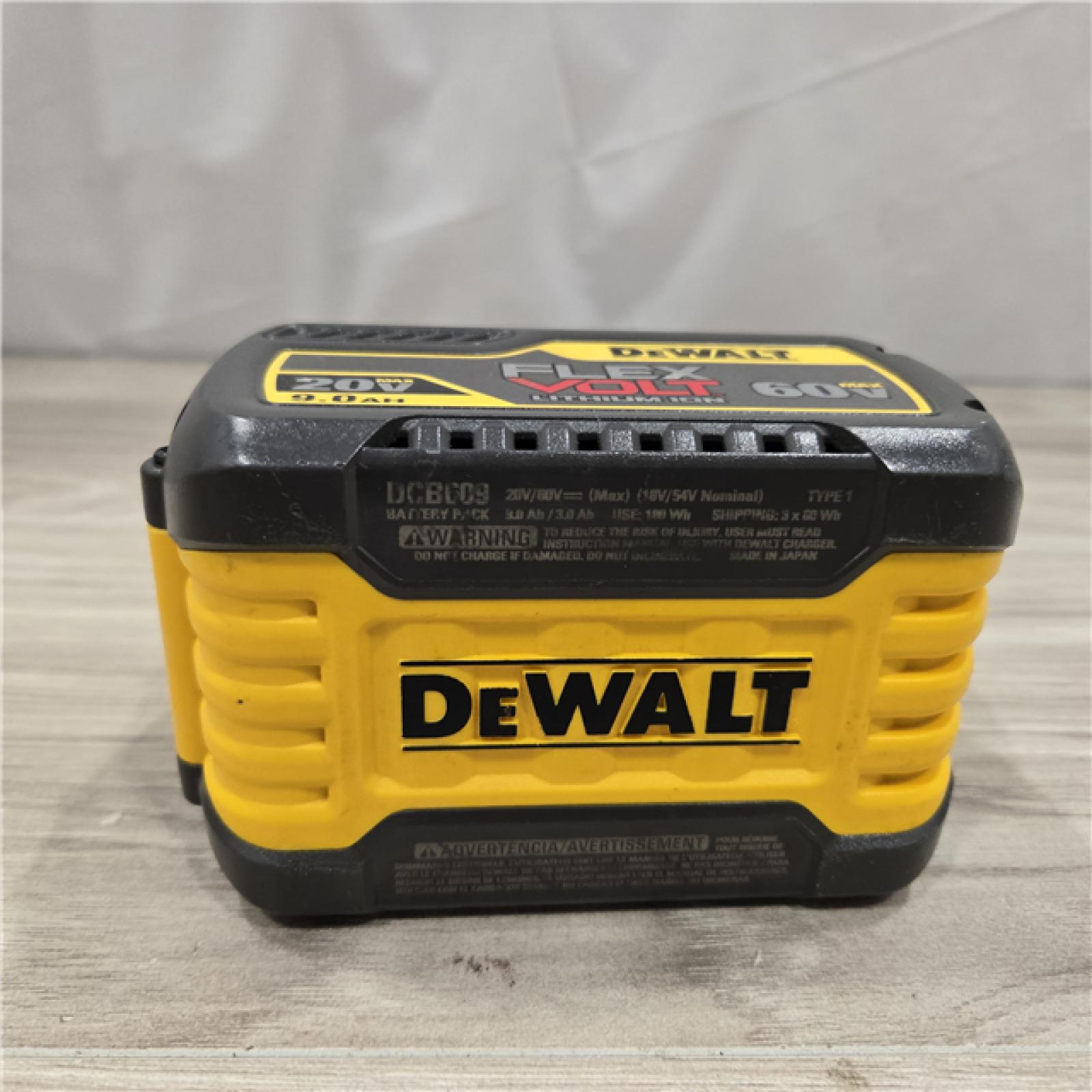 AS-IS Dewalt DCB609 FLEXVOLT 20V/60V MAX* Battery Pack
