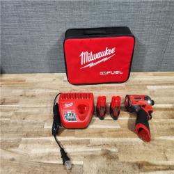 HOUSTON LOCATION - AS - IS Milwaukee FUEL SURGE 12V Lithium-Ion Brushless Cordless 1/4 in. Hex Impact Driver Compact Kit