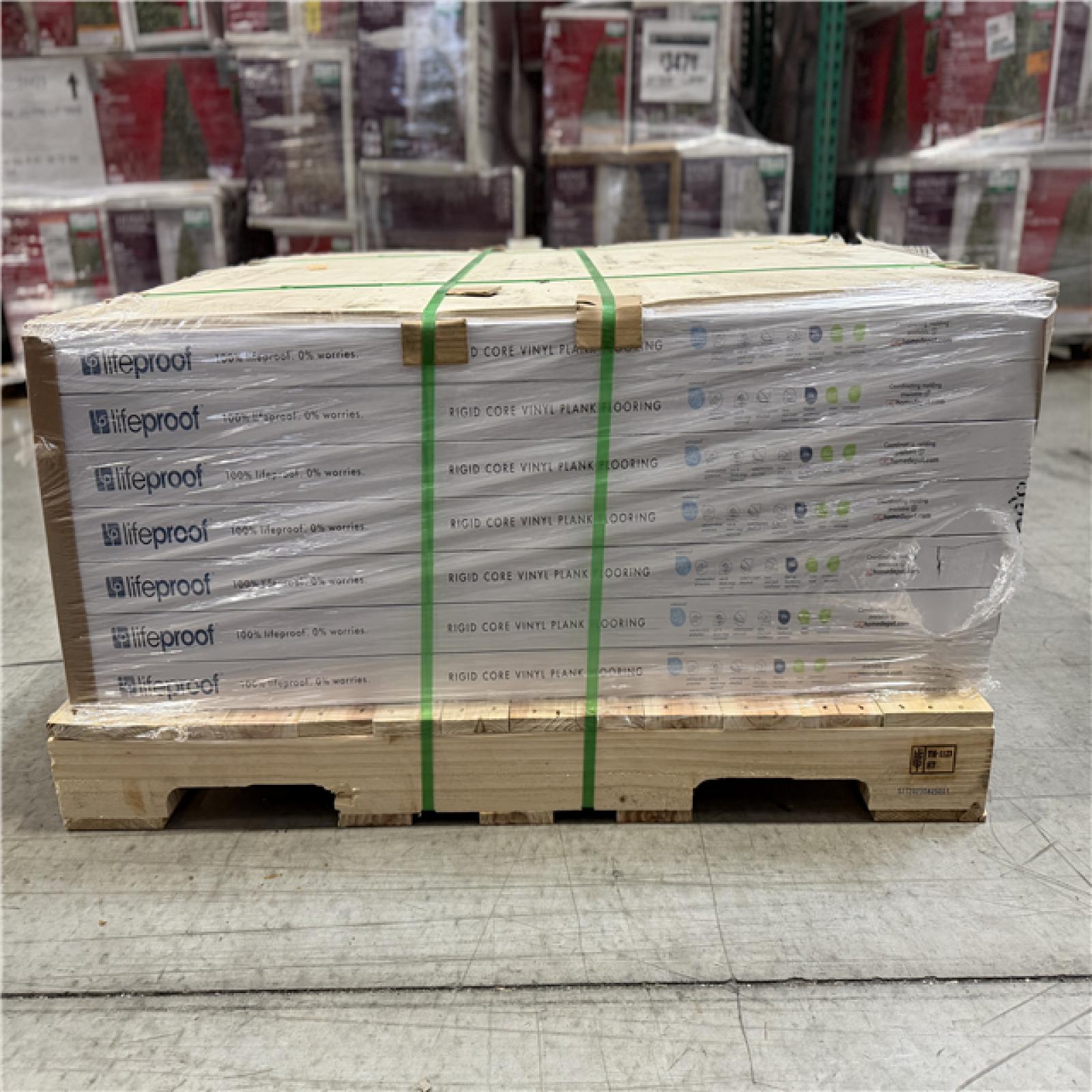 DALLLAS LOCATION -Lifeproof Trail Oak 6 MIL x 8.7 in. W x 48 in. L Click Lock Waterproof Luxury Vinyl Plank Flooring PALLET-(28 UNITS)