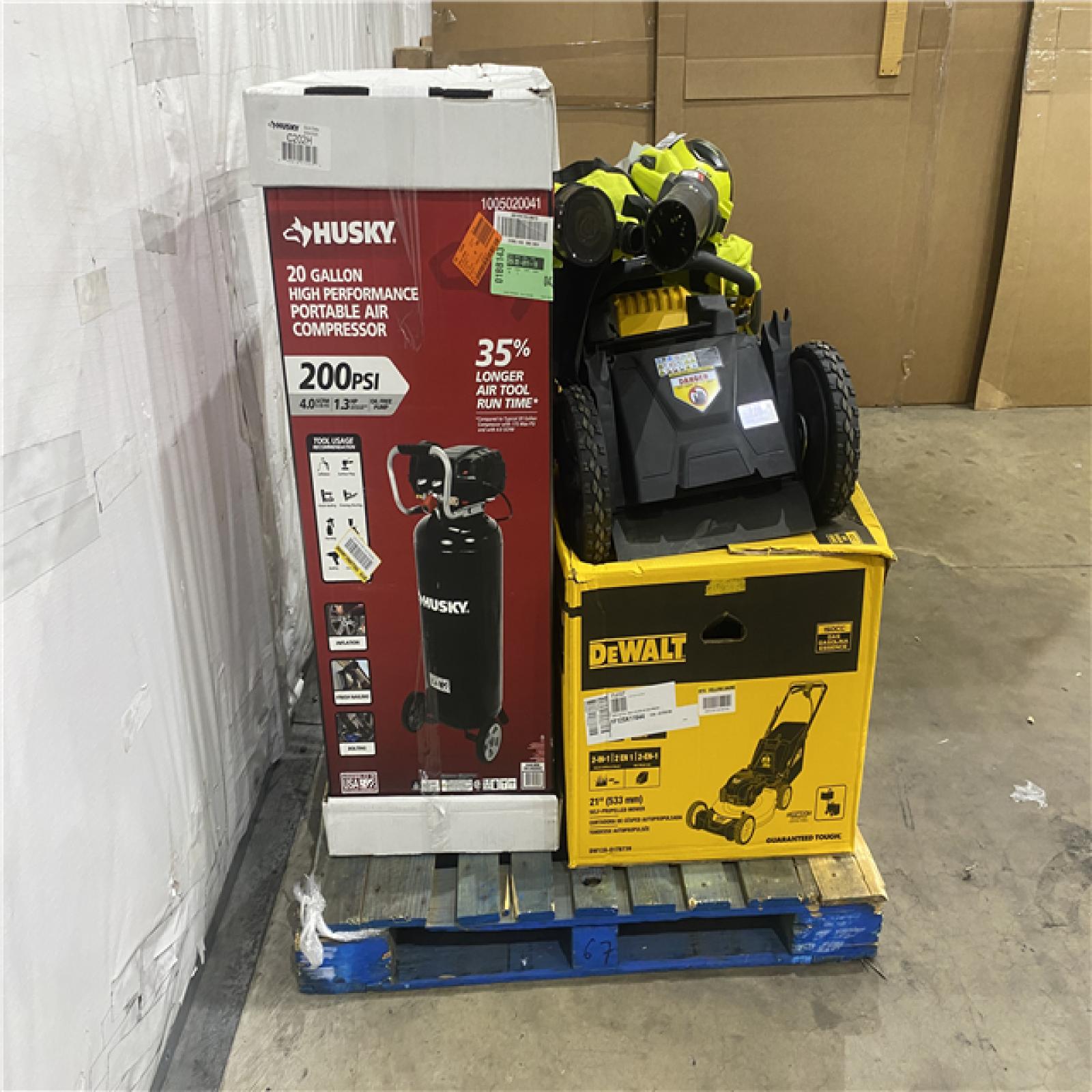 Houston Location AS IS - outdoor pallet