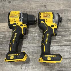 AS-IS DEWALT ATOMIC 20-Volt MAX Lithium-Ion Cordless Combo Kit