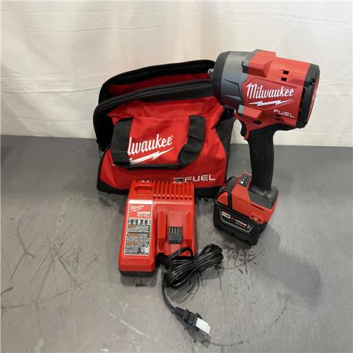 AS-IS - Milwaukee M18 FUEL 18V Lithium-Ion Brushless Cordless 1/2 in. Impact Wrench w/Friction Ring Kit