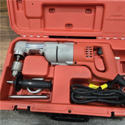 AS-IS Milwaukee 7 Amp Corded 1/2 in. Corded Right-Angle Drill Kit with Hard Case