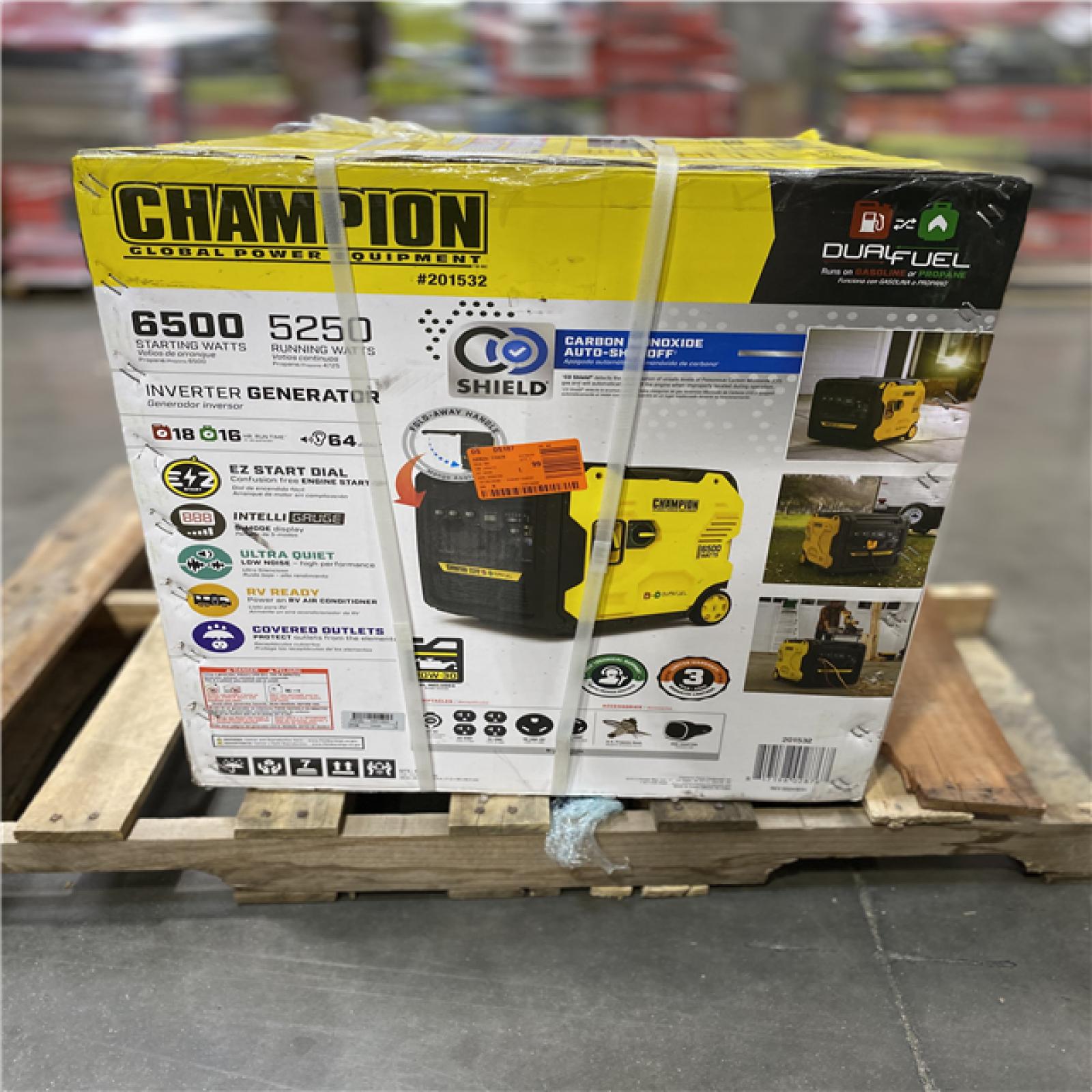 Dallas Location - As-Is Champion Power Equipment 6500-Watt Gasoline Portable Generator