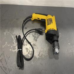 AS-IS- DEWALT 7.8 Amp Corded 1/2 in. Variable Speed Reversible Hammer Drill