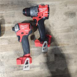 HOUSTON LOCATION - AS-IS MILWAUKEE 2 TOOL COMBO KIT W/ (2) BATTERY & CHARGER