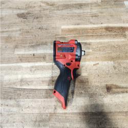 Houston Location AS-IS Milwaukee FUEL 12V Lithium-Ion Brushless Cordless Stubby 1/2 in. Impact Wrench (Tool-Only)