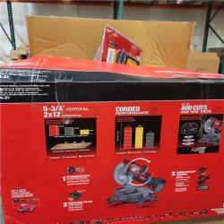 As-Is- M18 FUEL 18V 10 in. Lithium-Ion Brushless Cordless Dual Bevel Sliding Compound Miter Saw Kit with One 8.0 Ah Battery