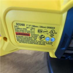 AS-IS DEWALT FLEXVOLT 60-Volt Lithium-Ion Cordless 7 in. to 9 in. Large Angle Grinder Kit