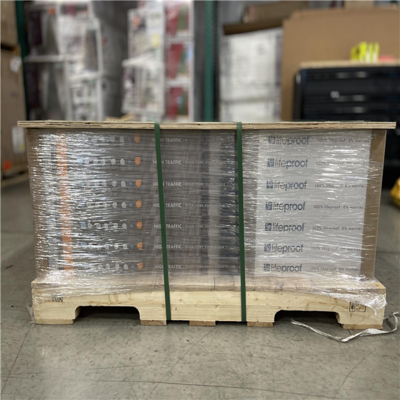 DALLAS LOCATION-Lifeproof Bradbury Hill Wood 22 MIL x 7.1 in. W x 48 in. L Click Lock Waterproof Luxury Vinyl Plank Flooring (28 UNITS)