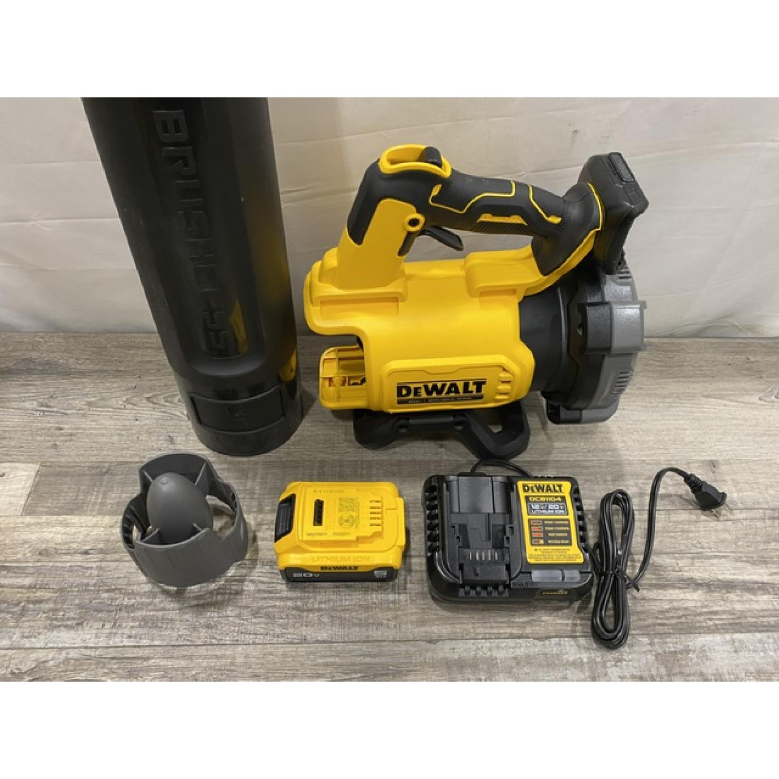 AS-IS DEWALT 20V MAX* XR Brushless Cordless Handheld Blower Kit