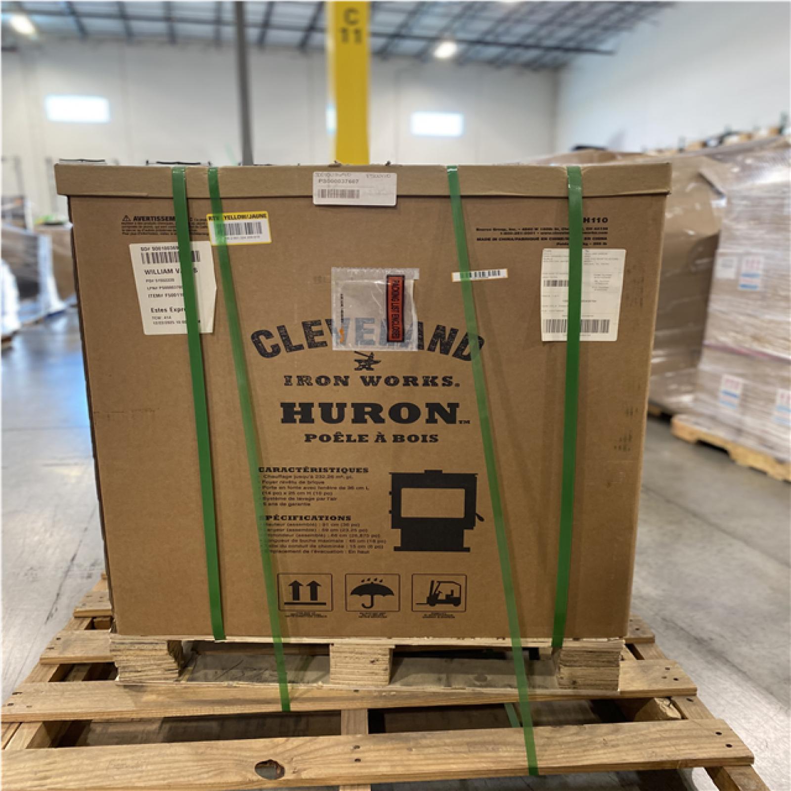 DALLAS LOCATION- Cleveland Iron Works Huron Wood Stove
