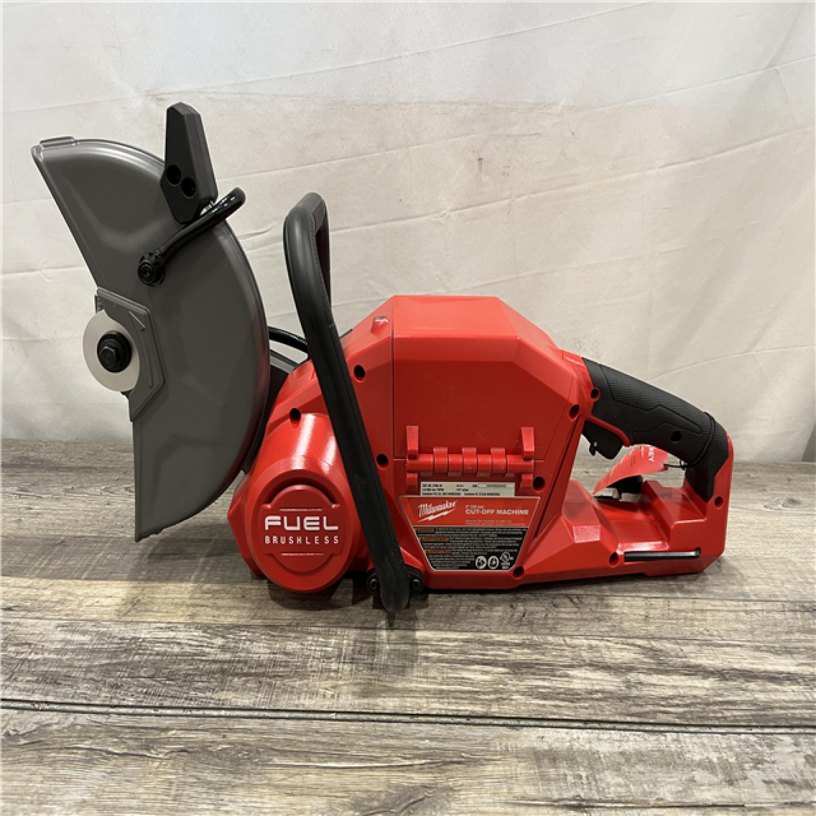 AS-IS Milwaukee FUEL ONE-KEY 18V Lithium-Ion Brushless Cordless 9 in. Cut Off Saw (Tool-Only)
