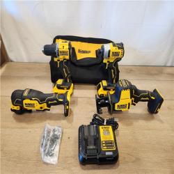 AS-IS- DeWalt 20V MAX ATOMIC Cordless Brushless 4-Tool Combo Kit