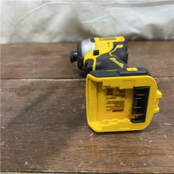 AS-IS DeWALT ATOMIC 20V MAX Cordless Compact Impact Driver Kit W/ Li-Ion Battery, 1/4, Brushless