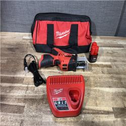 Houston Location AS-IS Milwaukee 12V Lithium-Ion HACKZALL Cordless Reciprocating Saw Kit