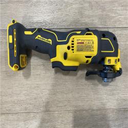 AS-IS DEWALT ATOMIC 20V MAX Brushless Oscillating Multi Tool and 20V MAX POWERSTACK Compact Battery Starter Kit
