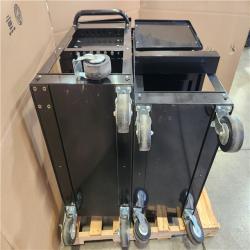 Phoenix AS-IS 2 Husky Tool Storage 33 in. W Mechanics Cart with Extended Side Table and Bottle Tray