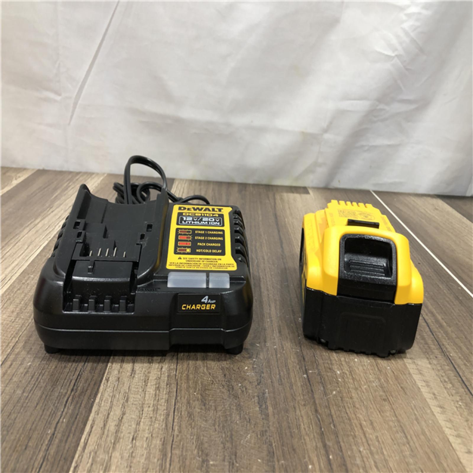 AS-IS DEWALT 20V MAX Lithium-Ion 5.0 Ah Battery and Charger