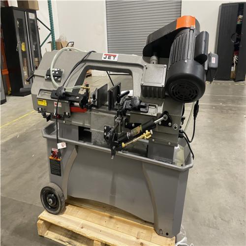 Dallas Location - As-Is  JET Band Saw: Combo Horizontal/Vertical  115/230V AC  7 in x 12 in  86 to 260 SFPM  45°   90°