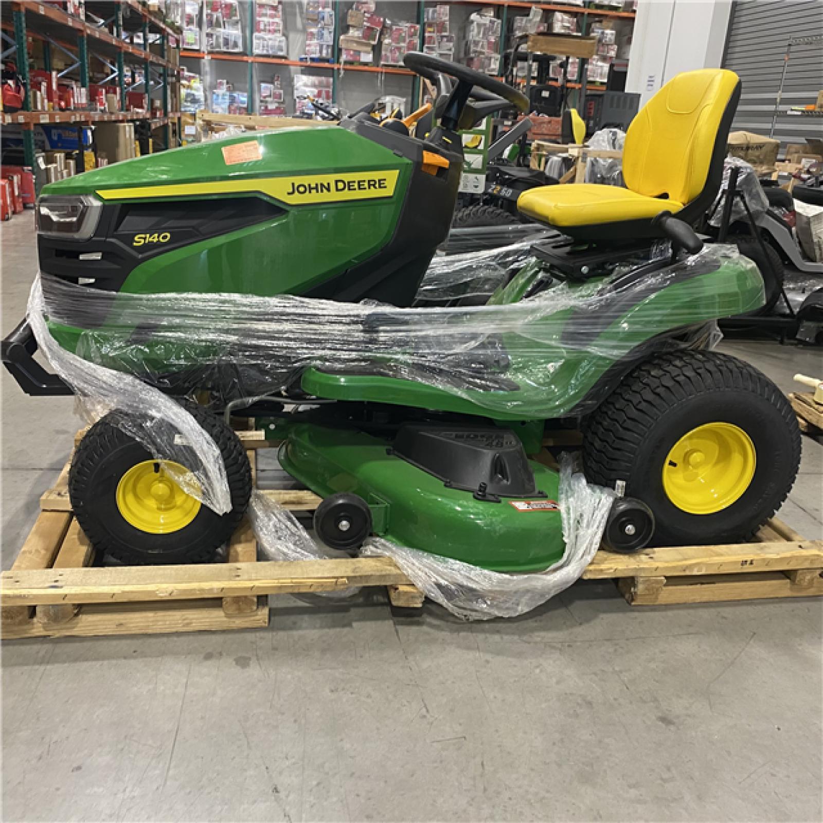Dallas Location - As-Is John Deere S140 48 in. 22 HP V-Twin Gas Hydrostatic Riding Lawn Mower