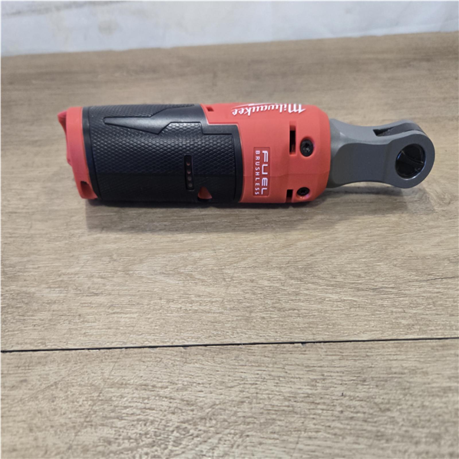 AS-IS - Milwaukee FUEL 18V Cordless Mid Torque 1/2 in. Impact Wrench w/ 12 FUEL 3/8 in. Ratchet Combo Kit