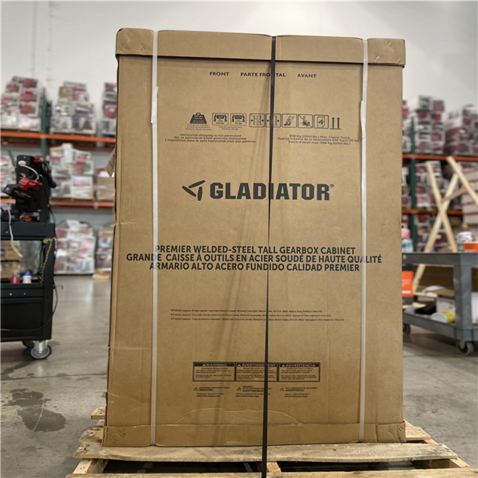 DALLAS LOCATION- AS-IS Gladiator Premier Series Steel Freestanding Garage Cabinet (30 in. W x 65 in. H x 18 in. D)