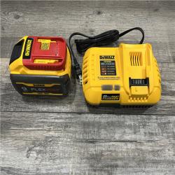 AS-IS DEWALT 20V/60V MAX FLEXVOLT Lithium-Ion 9.0Ah Battery and Charger Starter Kit