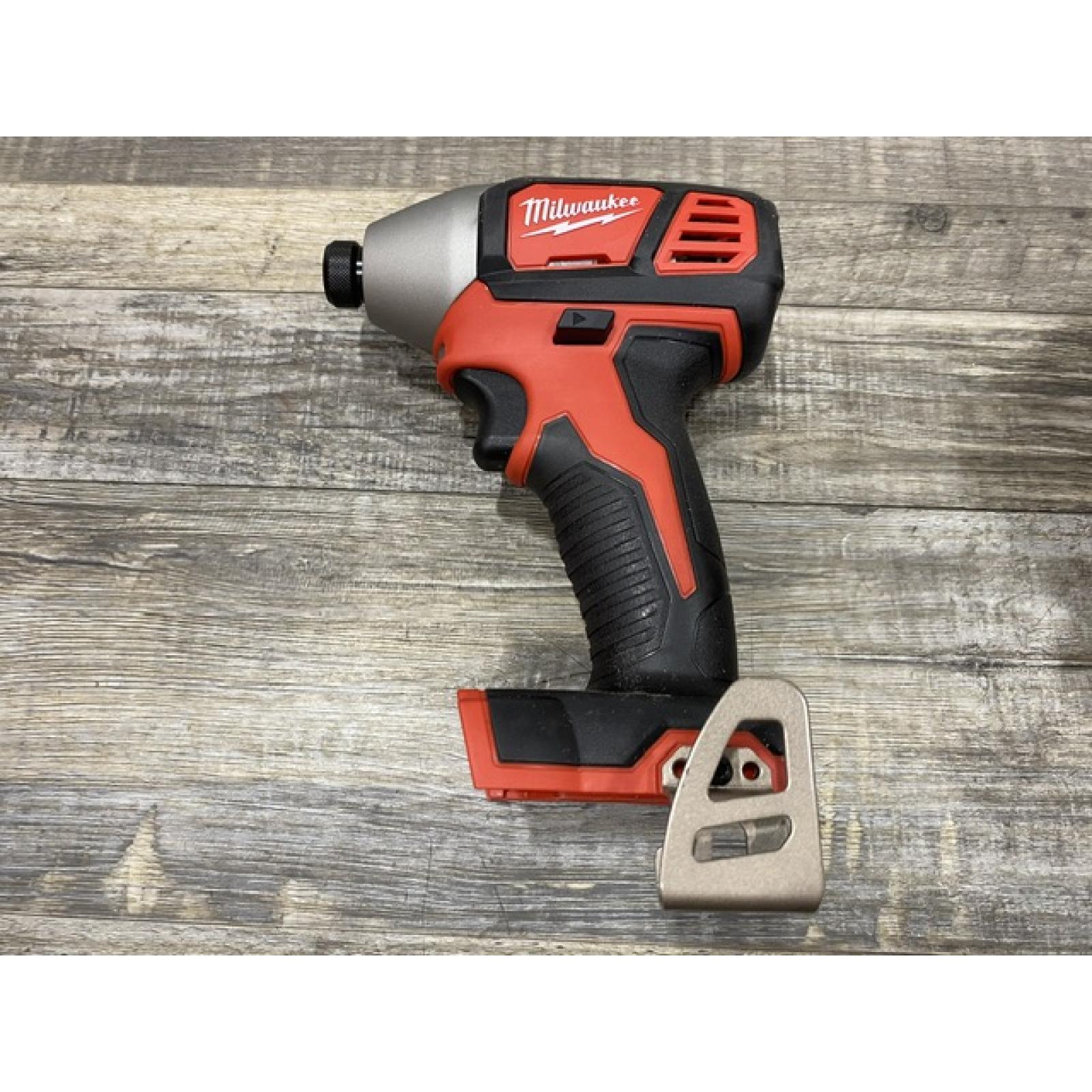 AS-IS Milwaukee 18V Lithium-Ion Cordless 1/4 in. Impact Driver Kit