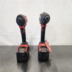 AS-IS- Milwaukee FUEL 18V Lithium-Ion Brushless Cordless Hammer Drill and Impact Driver Combo Kit