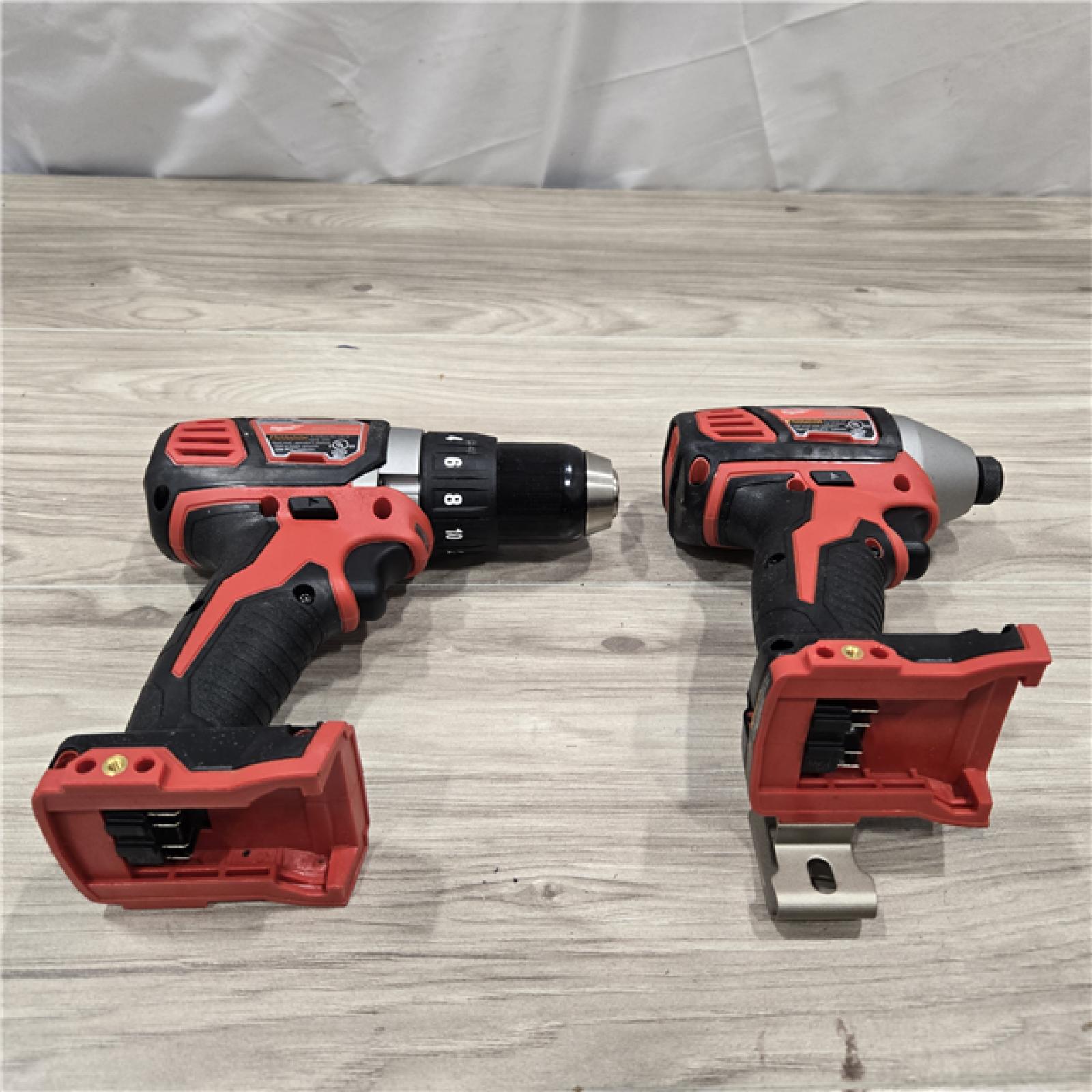 AS-IS Milwaukee 18V Cordless 2-Tool Drill/Driver and Impact Driver Kit