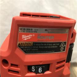 AS-IS Milwaukee M18 FUEL 18V Lithium-Ion Cordless Brushless 1/2 in. Router (Tool-Only)