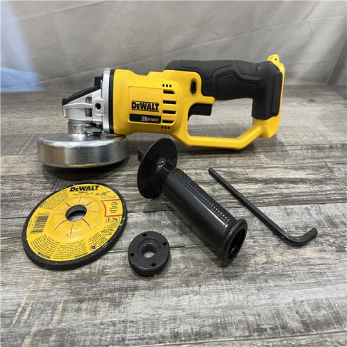 AS-IS DEWALT 20V MAX Cordless 4.5 in. - 5 in. Angle Grinder (Tool Only)
