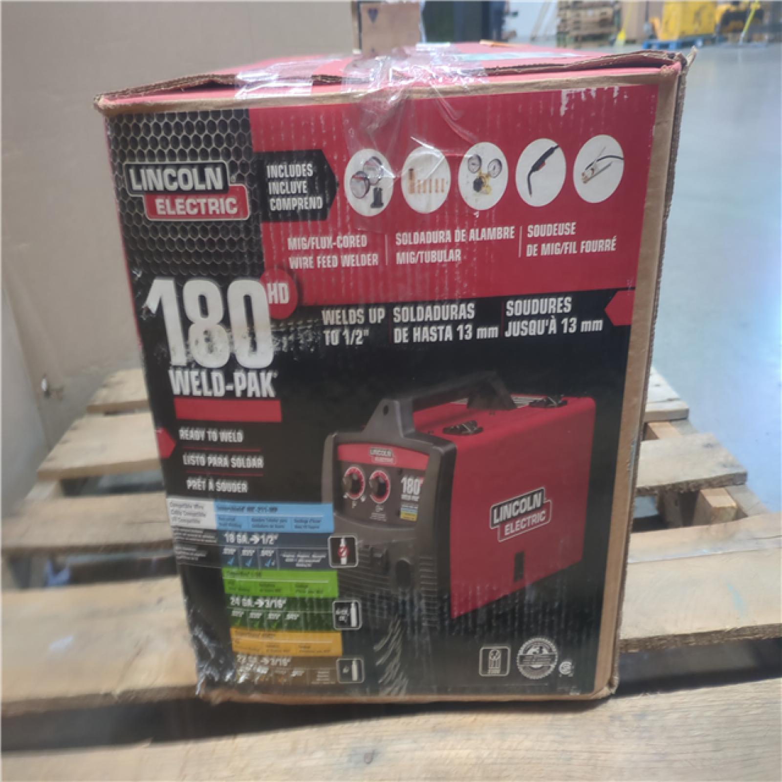 CALIFORNIA AS-IS lINCOLN ELECTRIC WELD-PAK